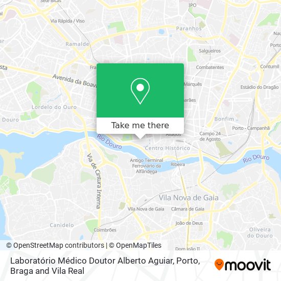 Laboratório Médico Doutor Alberto Aguiar map