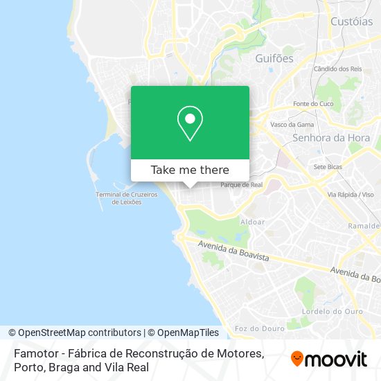 Famotor - Fábrica de Reconstrução de Motores map