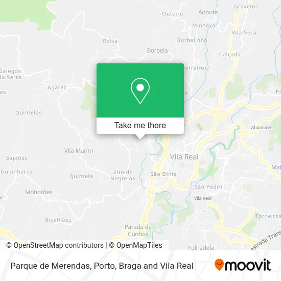 Parque de Merendas map