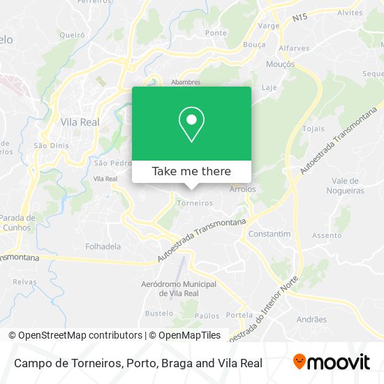 Campo de Torneiros mapa