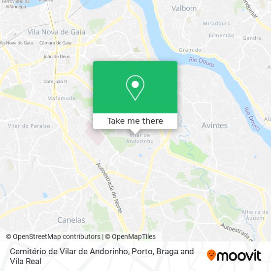 Cemitério de Vilar de Andorinho map