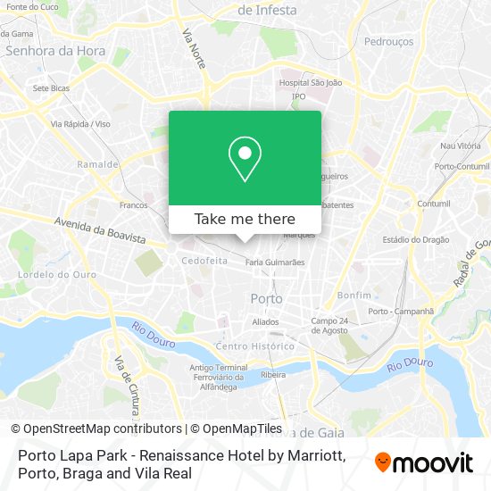 Porto Lapa Park - Renaissance Hotel by Marriott map