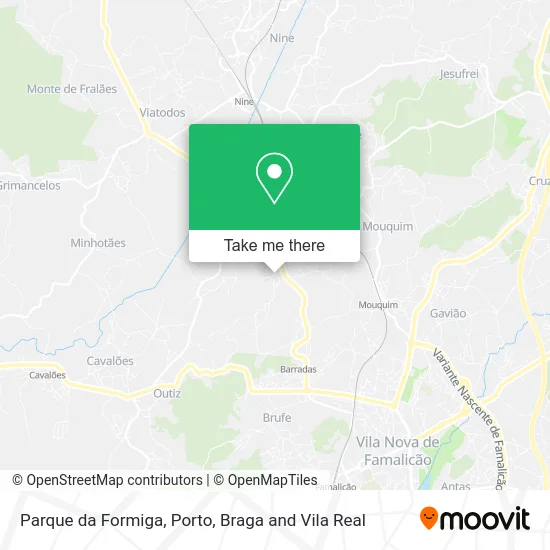 Parque da Formiga map