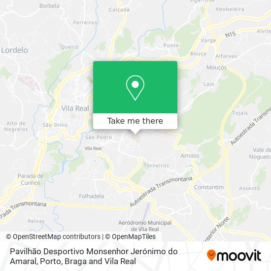 Pavilhão Desportivo Monsenhor Jerónimo do Amaral map