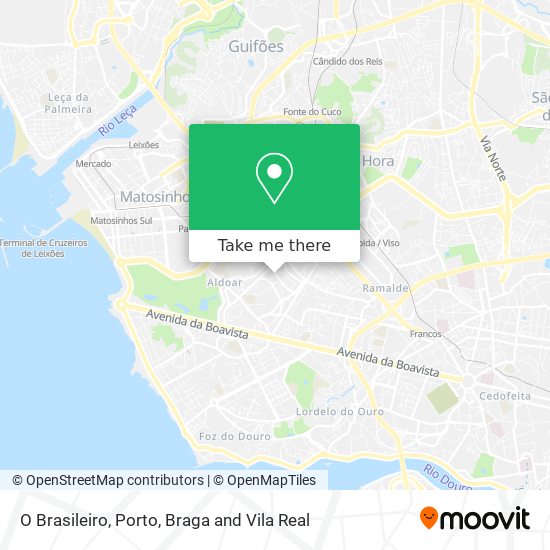 O Brasileiro map