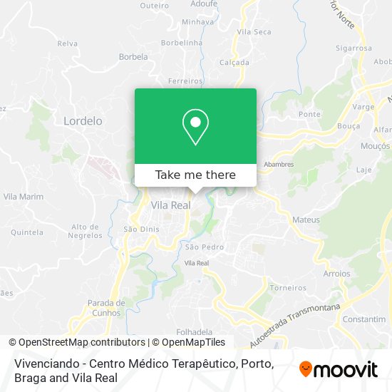 Vivenciando - Centro Médico Terapêutico mapa