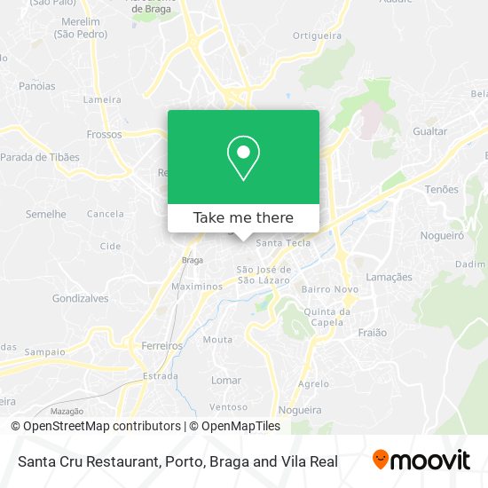 Santa Cru Restaurant map