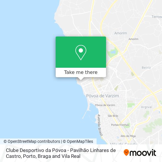 Clube Desportivo da Póvoa - Pavilhão Linhares de Castro map