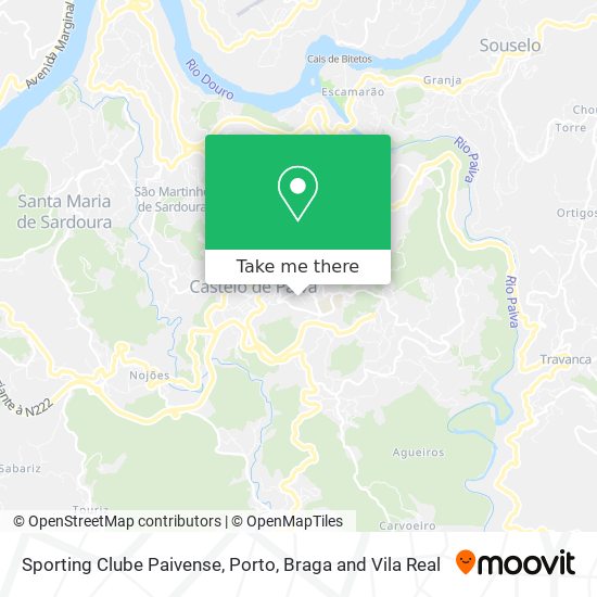 Sporting Clube Paivense mapa