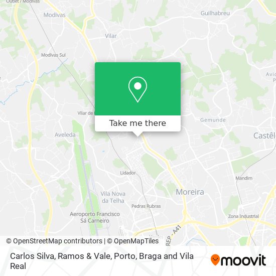 Carlos Silva, Ramos & Vale mapa