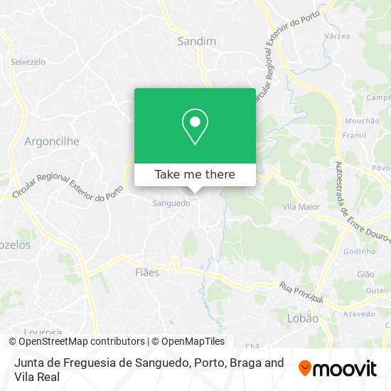 Junta de Freguesia de Sanguedo map