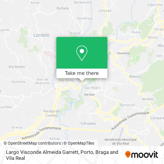 Largo Visconde Almeida Garrett mapa