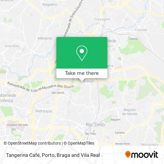 Tangerina Café map