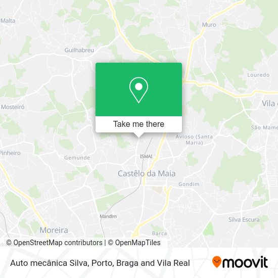 Auto mecânica Silva map