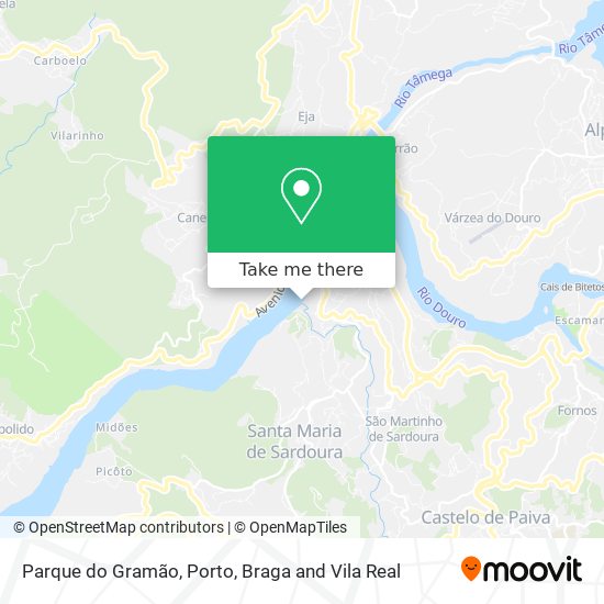 Parque do Gramão mapa