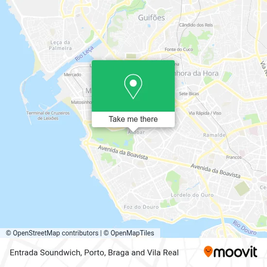 Entrada Soundwich map