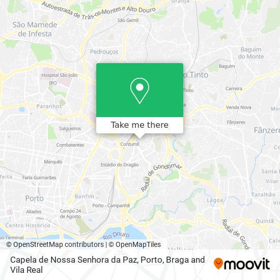 Capela de Nossa Senhora da Paz map