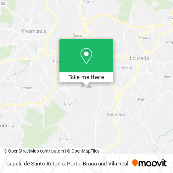 Capela de Santo António map