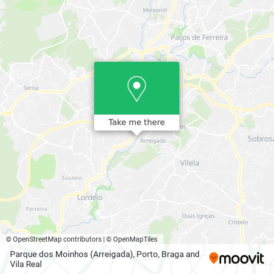 Parque dos Moinhos (Arreigada) map