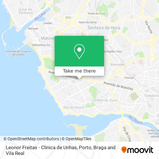 Leonor Freitas - Clínica de Unhas map