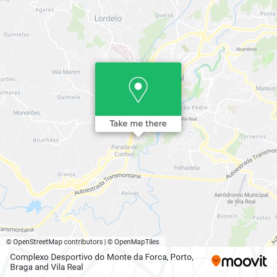 Complexo Desportivo do Monte da Forca map