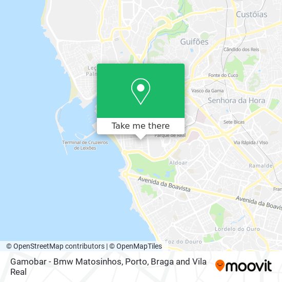 Gamobar - Bmw Matosinhos mapa