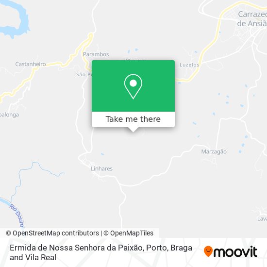 Ermida de Nossa Senhora da Paixão map