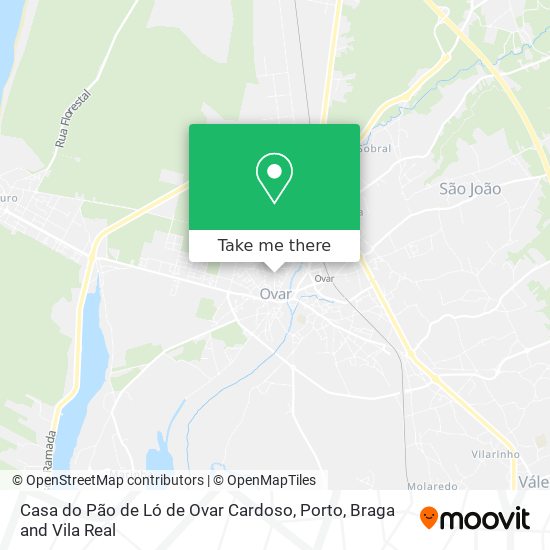 Casa do Pão de Ló de Ovar Cardoso map
