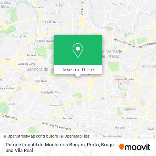 Parque Infantil do Monte dos Burgos map
