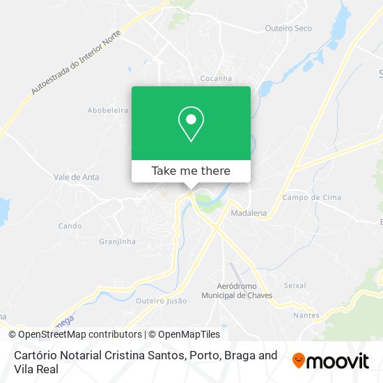 Cartório Notarial Cristina Santos mapa