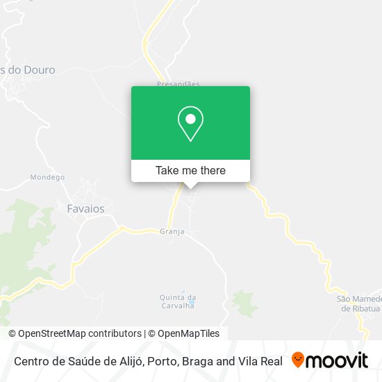 Centro de Saúde de Alijó map