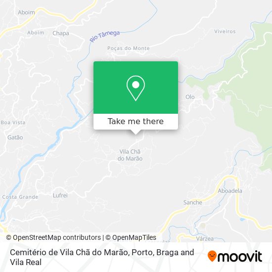 Cemitério de Vila Chã do Marão map