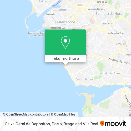 Caixa Geral de Depósitos mapa