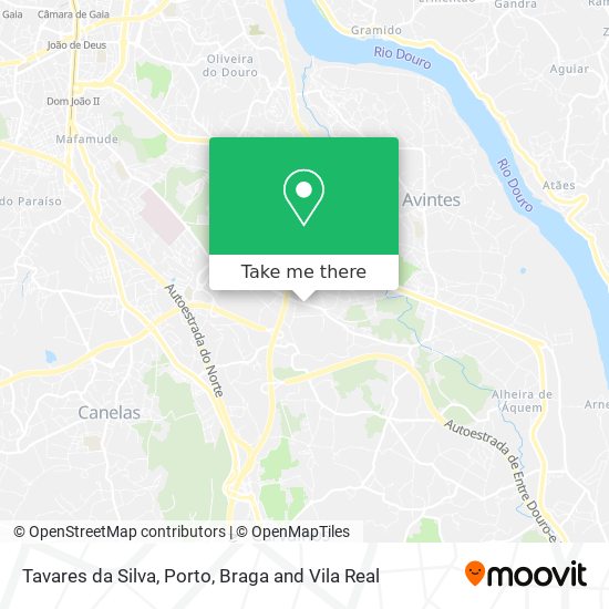 Tavares da Silva mapa