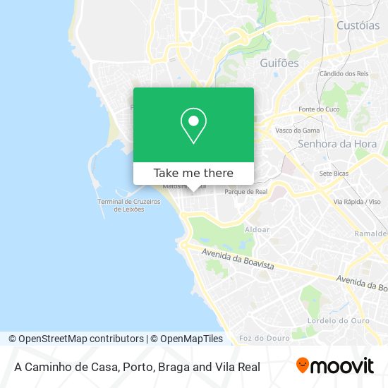 A Caminho de Casa mapa