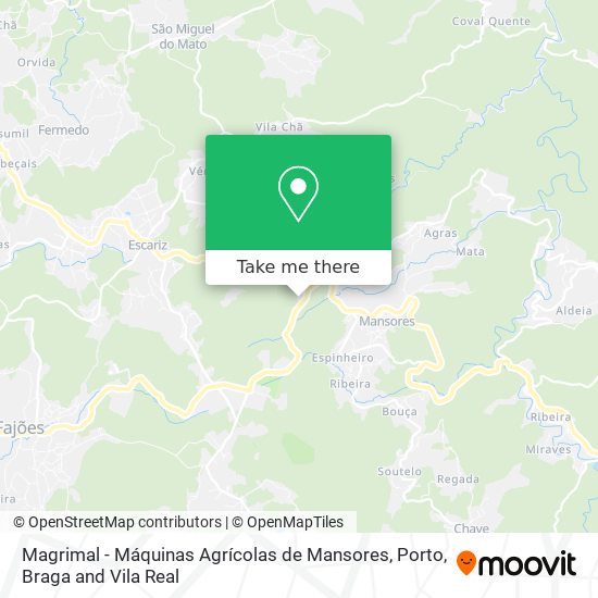 Magrimal - Máquinas Agrícolas de Mansores mapa