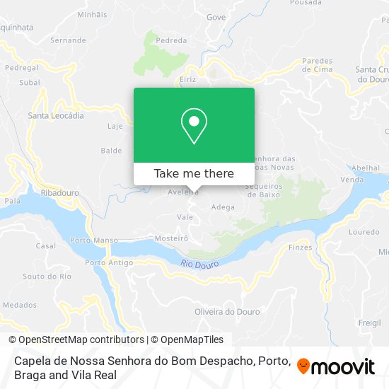 Capela de Nossa Senhora do Bom Despacho mapa