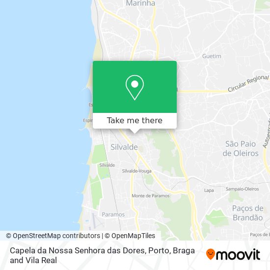 Capela da Nossa Senhora das Dores map