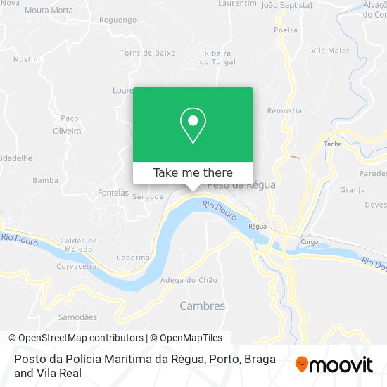 Posto da Polícia Marítima da Régua map