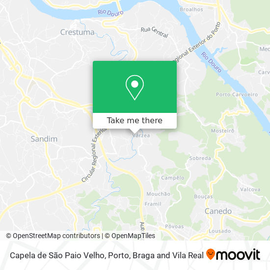 Capela de São Paio Velho map