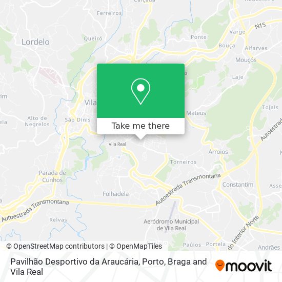 Pavilhão Desportivo da Araucária map