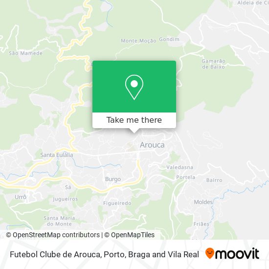 Futebol Clube de Arouca map