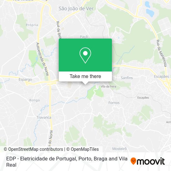 EDP - Eletricidade de Portugal map