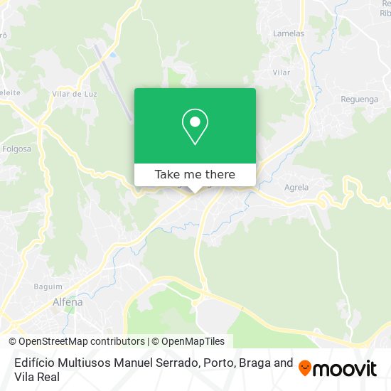 Edifício Multiusos Manuel Serrado mapa