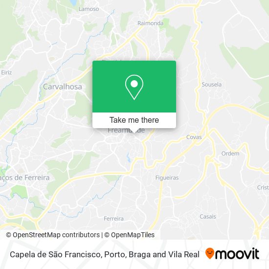 Capela de São Francisco map
