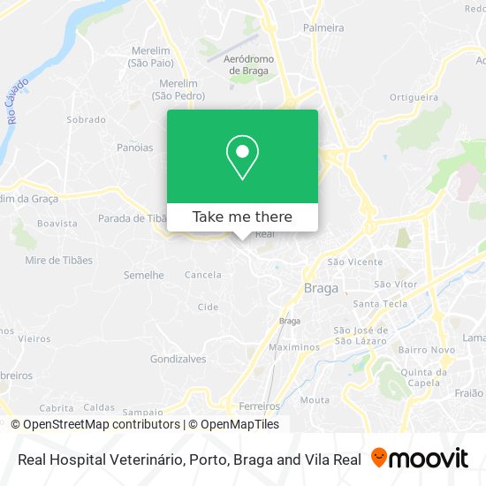 Real Hospital Veterinário map