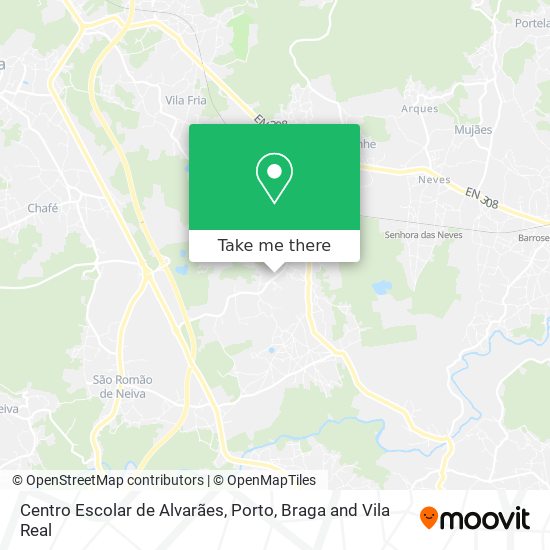 Centro Escolar de Alvarães map