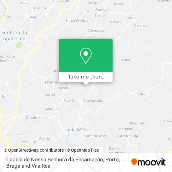 Capela de Nossa Senhora da Encarnação mapa