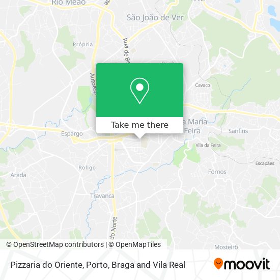 Pizzaria do Oriente map