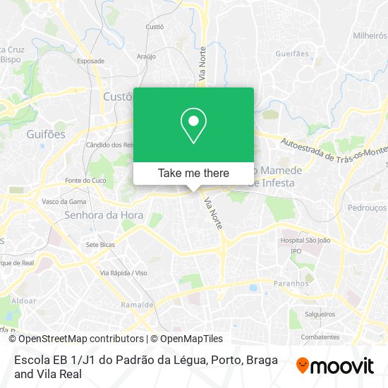 Escola EB 1 / J1 do Padrão da Légua map